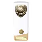 White Prime Cobra Basketball Trophy 190mm