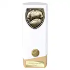 White Prime Cobra Rugby Trophy 190mm
