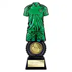 Intensity Green Shirt Rugby Trophy