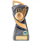 19cm Utopia Silver Cricket Award