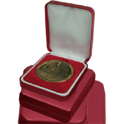 Metallic Red 70mm Medal Case £3.99