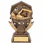Allstar Female Swimmer Trophy 145mm