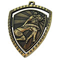 Gold Shield Rugby Medal 60mm