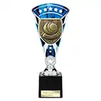 Blue & Silver Cobra Star Lawn Bowls Cup 230mm
