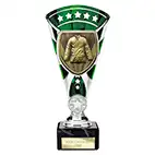 Green & Silver Cobra Star Martial Arts Cup 210mm