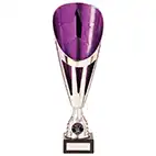 Purple Silver Rising Stars Deluxe Cup 315mm