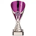 Purple Silver Rising Stars Plastic Cup 170mm