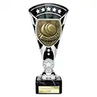 Black & Silver Cobra Star Lawn Bowls Cup 210mm