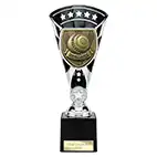 Black & Silver Cobra Star Lawn Bowls Cup 230mm