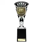 Black & Silver Cobra Star Lawn Bowls Cup 255mm