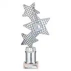 Silver Trinity Super Star Trophy 240mm