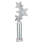 Silver Trinity Super Star Trophy 340mm