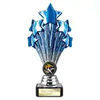 Blue 5 Star Trophy 190mm