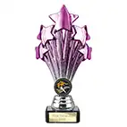 Purple 5 Star Trophy 190mm