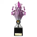 Purple 5 Star Trophy 220mm