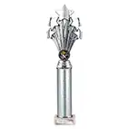 Silver Super 5 Star Trophy 340mm