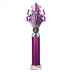 Purple Super 5 Star Trophy 365mm